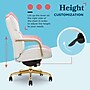 La-Z-Boy Symphony Ergonomic Bonded Leather Swivel Executive Chair, White and Gold (CCHR10013A)~#|#~BBE463D2-1AF2-49BB-949CE8B0C080C530_sc7