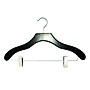 Nahanco 17" Wood Contemporary Coordinate Hanger, Black, 100/Pack (2007-22B)~#|#~BBE8ABE9-F8F3-4D5C-87EBA5BF12FBB720_sc7