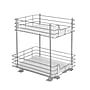 Household Essentials Metal Two-Tier Pull-Out Pantry Organizer, Silver (HH25310-1)~#|#~BBEC7808-1ADA-4D59-B11E0573D06E5B18_sc7