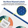 Avery Round Laser/Inkjet Round Multipurpose Labels, 3.5" Dia., White, 40 Labels/Pack (94514)~#|#~BBEFCB36-D03C-41BD-9A213EE12351A2DD_sc7