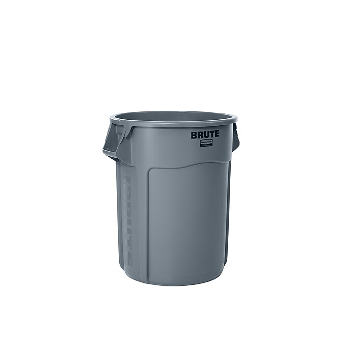 Rubbermaid Brute Vented Trash Can Receptacle without Lid, 55