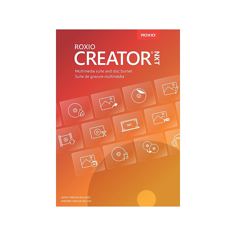 Corel Roxio Creator NXT 9 for 1 User, Windows, Download (RCRNXTAGMLMBAMC) image 1