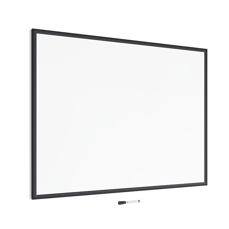U Brands Steel Dry-Erase Whiteboard, Fiberboard Frame, 4' x 3' (2893U00-01) image 1