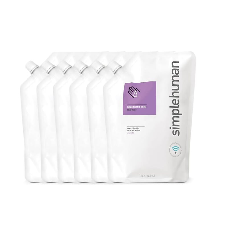 simplehuman Hand Soap Refill, Lavender, 34 fl oz., 6/Carton (CT1022) image 1