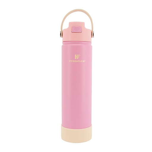 HYDRAFLOW Stainless Steel Triple Wall Insulated Water Bottle, 25