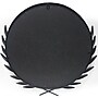 Infinity Instruments Emperor Metal Wall Mirror, 22" (20007BK)~#|#~BC01117C-DDA3-48A3-A044A95EEAF593BA_sc7