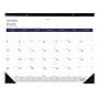 2026 Blueline DuraGlobe 22" x 17" Monthly Desk Pad Calendar, White/Blue (REDC177227)~#|#~221F3D4F-CC1F-47DA-9B379C7F1888E96B_sc7