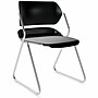Acton Stacker Original Plastic Sled Base Chair, Black/Chrome, 2/Carton (PSF2010)~#|#~BC043B8C-930D-4F46-B7B1B30A16137A94_sc7