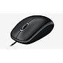 Logitech B100 Ambidextrous Optical USB Mouse, Black (910-001439)~#|#~BC059ED5-752B-41BD-B1725F8D35E71060_sc7