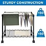 Mount-It! Rolling File Cart with Folder Rack, Black (MI-7858)~#|#~BC0D19F9-88E5-4C4A-BB07A75779F73D38_sc7