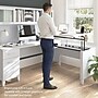 Bush Home Somerset 72W L-Shaped Sit to Stand Desk with Hutch, White (SET015WH)~#|#~BC0D433D-E09C-4510-BDC89B82B5106F0A_sc7