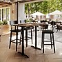 Flash Furniture TopGuard 48" x 30" Rectangular Wood Dining Table with X-Base, Natural/Black Base (ST3048NATT0522B)~#|#~BC0FBCC7-E8DC-41DE-AECAF488079EC3C4_sc7