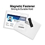 Staples Magnetic Name Badge Holder Kit, 3" x 4", Vinyl, Clear, 20/Pack (51927)~#|#~BC107F54-3632-4020-B307365D0B575FFB_sc7