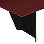 Regency Array 120"W x 48"D Conference Table with Grommet, Mahogany/Black (ACT12048MHBK)~#|#~BC12BF84-B5C9-4763-A5EB68148AFABB8F_sc7