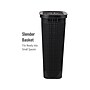 Mind Reader 10.57-Gallon Hamper with Lid, Plastic, Black (40FABHAMP-BLK)~#|#~BC159D1B-E3CB-4FF0-A718E055208FF977_sc7
