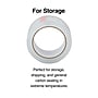 Staples Moving and Storage Packing Tape, 1.88"W x 54.6 yds., Clear, 6 Pack (52210/ST-A26-6C)~#|#~BC1621A3-F71E-47A7-9447852666AD5161_sc7