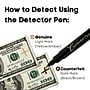 Dri Mark Dual Detector Counterfeit Pens, 6/Pack (351UV6)~#|#~BC17D5CA-9607-43F0-8C4100C7DCECA017_sc7