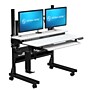 VersaDesk Foundry Bench 48"W Electric Rectangular Adjustable Standing Desk, White/Black (FB4830-BW-APP)~#|#~BC18F7CC-ECED-40D0-BD88F0202EE91838_sc7