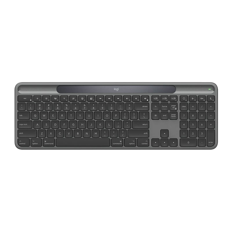 Logitech Signature Slim Solar+ Wireless Keyboard for Mac, Graphite (920-013786) image 1