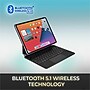 Adesso Aluminum 12.9" to 13" Portable iPad Case With Bluetooth Keyboard And Touchpad for Apple iPad Pro, Black (WKB-7060)~#|#~BC1DDF05-FADF-49A6-9FE892A5039F7BEC_sc7