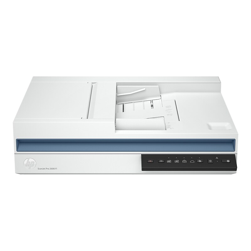 HP ScanJet Pro 2600 f1 Duplex Flatbed Document Scanner, White (20G05A#201) image 1