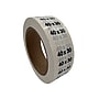 Nahanco 40 x 30 Plastic Size Marker, Black/White, 250/Roll (DSM-317)~#|#~BC2543F1-7B3F-4175-AC8F95C5188A03D6_sc7