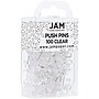 JAM Paper Push Pins, Clear, 2/Pack (2224190501a)~#|#~BC2A1F3D-4C15-4ACE-AE75805E01599B81_sc7