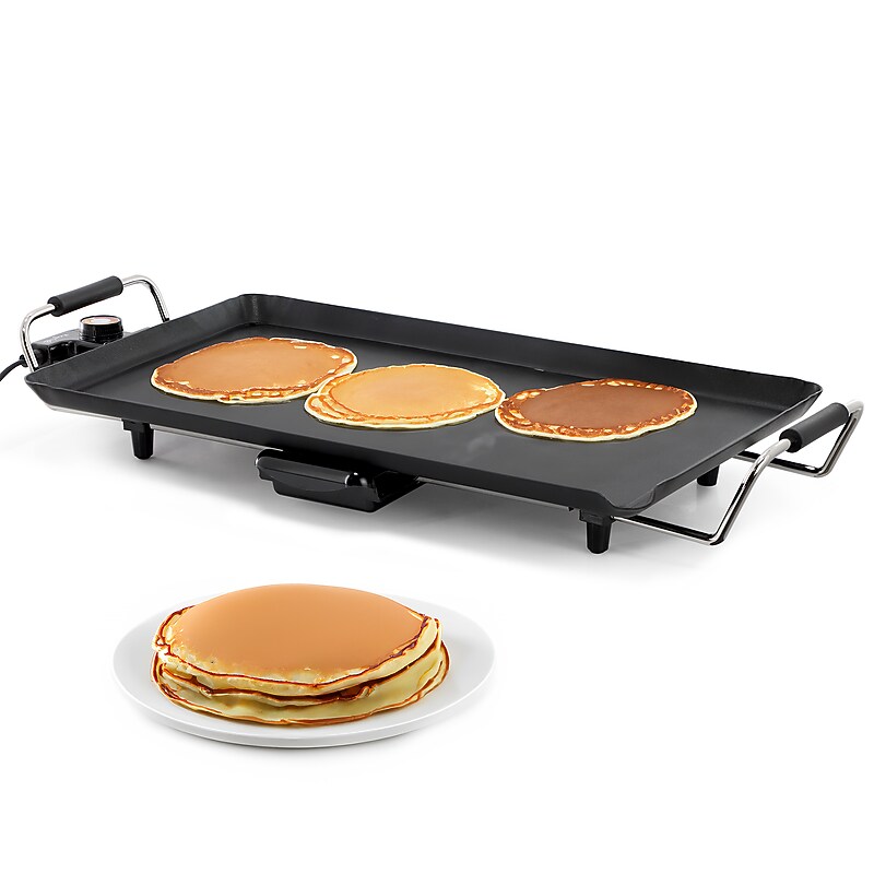 MegaChef Electric Grill with Drip Tray, Black (935122219M) image 1