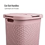 Mind Reader 15.85-Gallon Laundry Hamper with Lid, Plastic, Pink (60HAMP-PNK)~#|#~BC2E8360-917F-4134-9B45FA72639FBD20_sc7