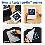 Avery Printable Heat Iron On Transfer Paper for Dark Fabrics, 8-1/2" x 11" (3279)~#|#~BC2FF21E-1CF3-4E9B-90F84FACBA9B0F8D_sc7