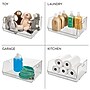 iDESIGN Large Stackable Plastic Storage Bin, Clear (29417M2)~#|#~BC30A028-AD65-45B9-9A0842726AEA7308_sc7
