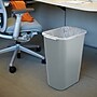 Rubbermaid Indoor Trash Can w/ No Lid, Gray Plastic, 10.25 Gal. (FG295700GRAY)~#|#~BC36F3C7-B2C5-4C82-90981FA791923160_sc7