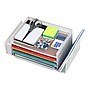 Mind Reader Metal Desktop Organizer Letter Tray, 16.75"L x 9.15"W x 6"H, White (4TSIDE2-WHT)~#|#~BC370488-877D-4FDC-BF4503481FA7607E_sc7