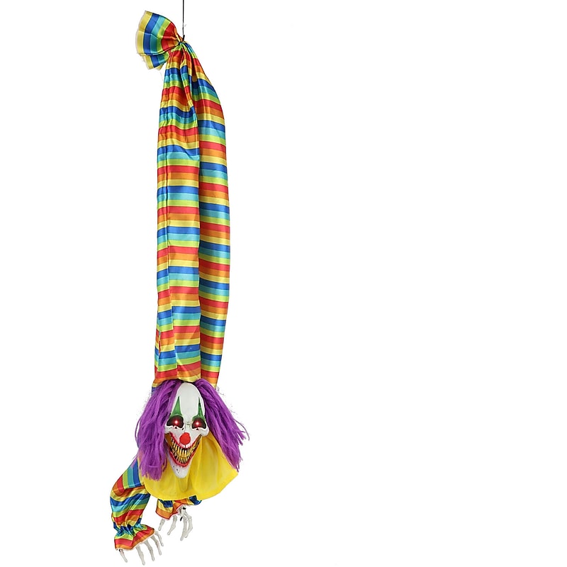 Haunted Hill Farm Animatronic Hanging Upside Down Clown (HHCLOWN-39HLSA) image 1