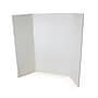 Flipside Tri-Fold Presentation Board, 36" x 48", Corrugated, Bleached White, 24/Carton (30042-24)~#|#~BC42C1B5-B2C1-47DC-8F2F3EB891783D24_sc7