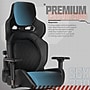 Sharper Image SGX300 Polyurethane Ergonomic Gaming Chair, Black (52914-BLKWHT)~#|#~BC44F5F3-E069-4416-BDA23245D57D5EBB_sc7