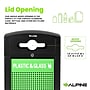 Alpine Industries GS Series Steel Trash Can & Recycling Bin Combo, 80 Gallon, Gray/Green (ALP471-40-GYGC-MK)~#|#~BC457AEE-233B-48BA-A7E0170F7143A542_sc7