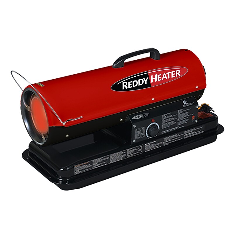 Reddy Heater 80,000 BTU Indoor/Outdoor Kerosene Heater, Red/Black (RFA80T) image 1
