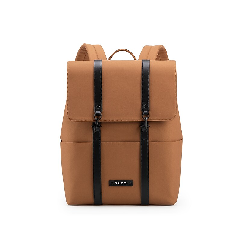 Tucci TrekTechSack Laptop Backpack, Medium, Brown (T0600) image 1