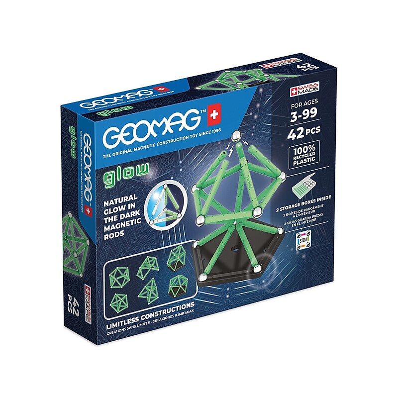 Geomag Glow Construction Set, 42 Pieces (329) image 1