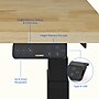 FlexiSpot E7 Commercial 55''W Electric Rectangular Adjustable Standing Desk, Rubber Wood/Black (E7BCOM5528-RW)~#|#~BC515BEE-7F4B-4806-9AE96B0B52A20E46_sc7