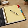 Avery Big Tab Insertable Paper Dividers, 5 Tabs, Buff  (11109)~#|#~BC541582-4164-4C4C-B733D9B2D418F093_sc7