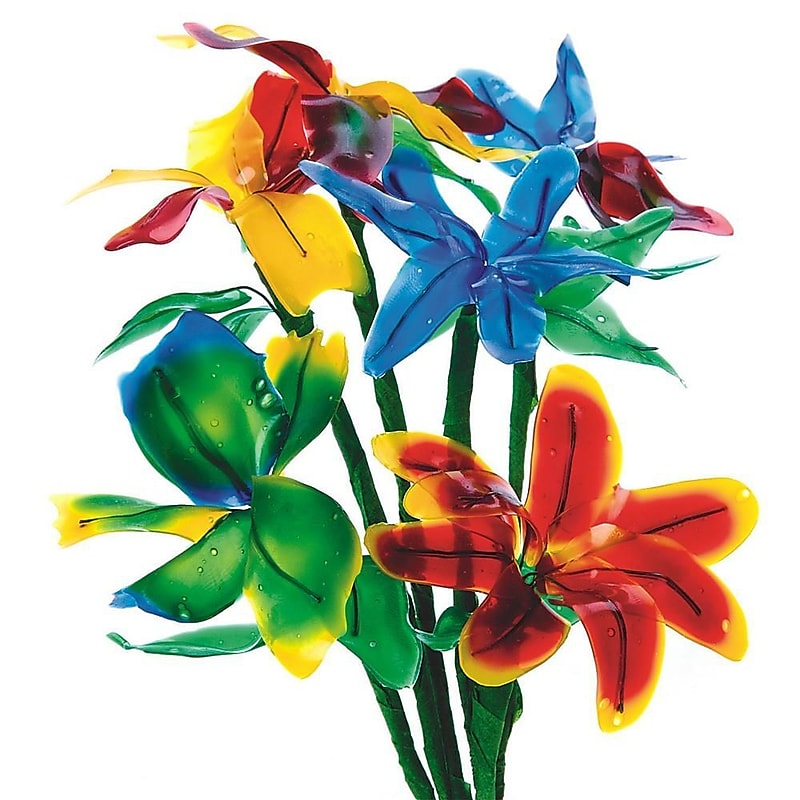S&S Flexible Fun Flowers Craft Kit, 24/Pack (GP1425) image 1