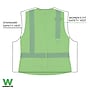 Ergodyne GloWear 8210HLW-S High Visibility Women’s Vest, ANSI Class R2, Lime, Small (22402)~#|#~BC55E945-BC32-4DF7-8D5E88C9C23C44FD_sc7