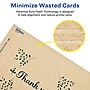 Avery Integrated Cards, 4.25" x 5.5", Matte Kraft Brown, 50/Pack (95276)~#|#~BC5B09EC-FF11-4CC0-9AA85BBEB73507E7_sc7