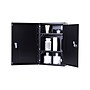 Viva Comfort Medium Double Door Medicine Locking Secure Storage Medical Cabinet, 0.3 cu. ft., Black (ADIME999-02-BLK-MK)~#|#~BC5B69A4-60F9-4D7E-99D14429A72C3902_sc7