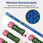 Avery Laser/Inkjet Address Labels, 1-1/3" x 4", Matte Clear, 140 Labels/Pack (8124)~#|#~BC5F688B-9039-4CA9-9A045D5369CA5808_sc7