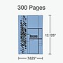 Adams Record Book, 1 Column, 8.30" x 12.60", Blue, 300 Sheets/Book (ARB712CR3)~#|#~BC620A2A-1DB8-4AC9-98185E099BA94CC6_sc7