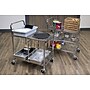 Luxor 3-Shelf Collapsible Wire Multi-Purpose Utility Cart, Chrome (WSCC-3)~#|#~BC630907-854B-4F18-8916616A67B58EF2_sc7