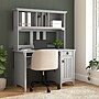 Bush Furniture Salinas 48"W Small Computer Desk with Hutch, Cape Cod Gray (MY72308-03)~#|#~BC63A3D2-BCB1-46A6-B16D8BAB81D471F2_sc7